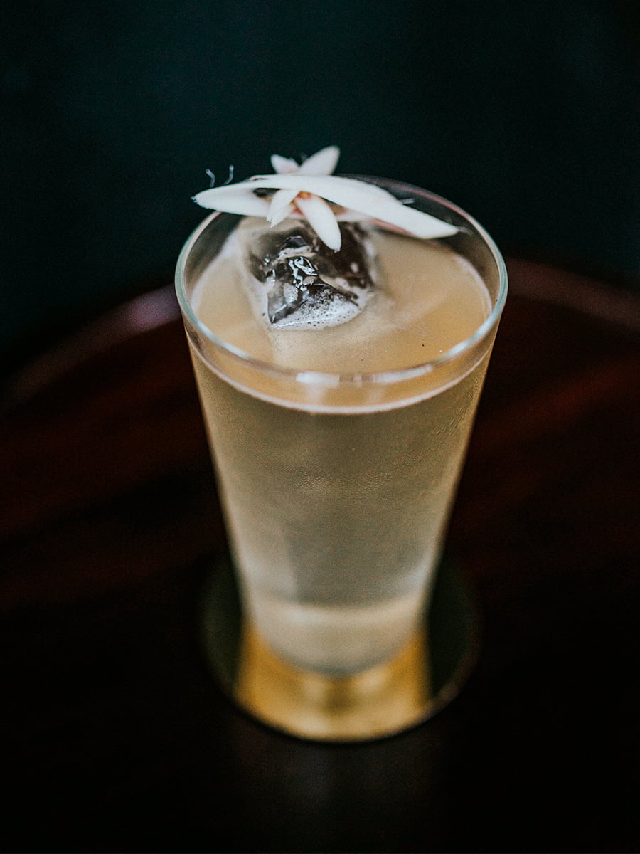A Floral Cocktail inspired by Asian tea.